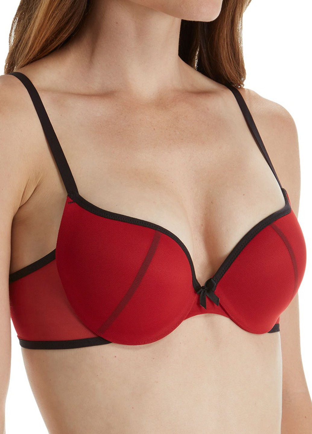 Красный бюстгальтер Maidenform с косточками нейлон