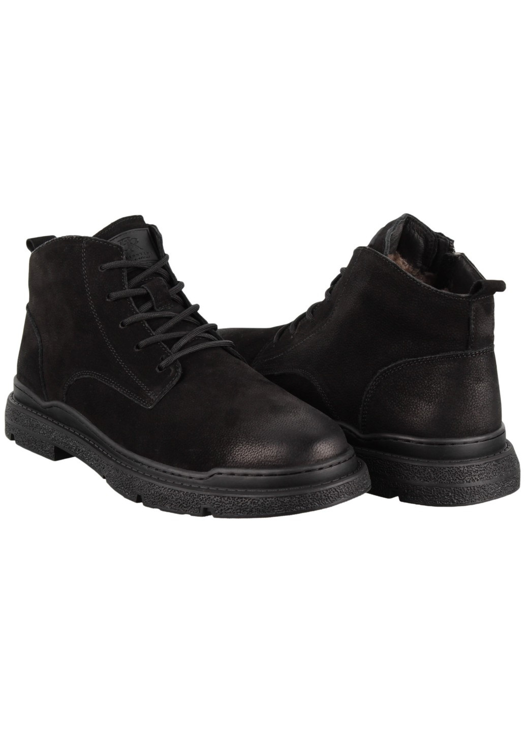 Черные зимние мужские ботинки 198616 Berisstini