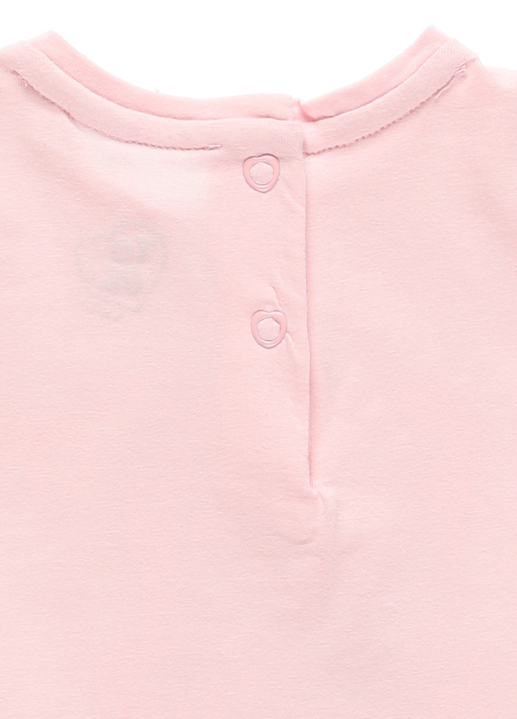 Розовая летняя футболка Chicco