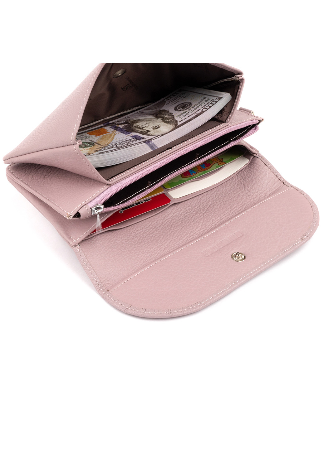 Жіночий шкіряний гаманець-клатч 19х9,5х2,5 см st leather (229458639)