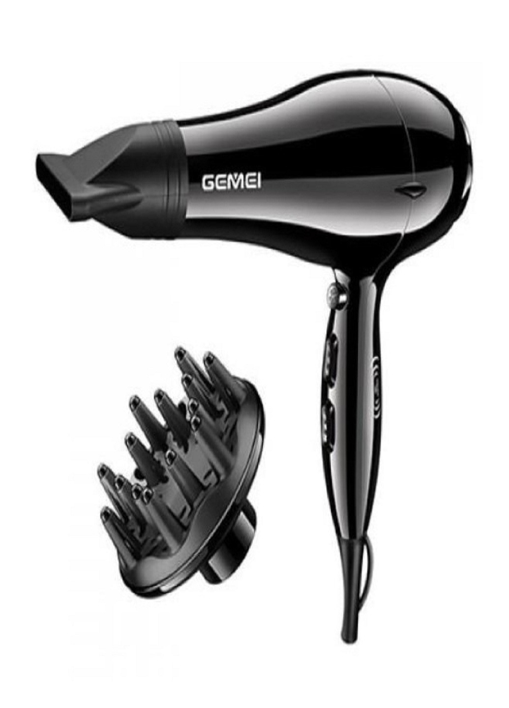 Фен для волос сенсорный профессиональный Gm-103 Черный Gemei (254055470)