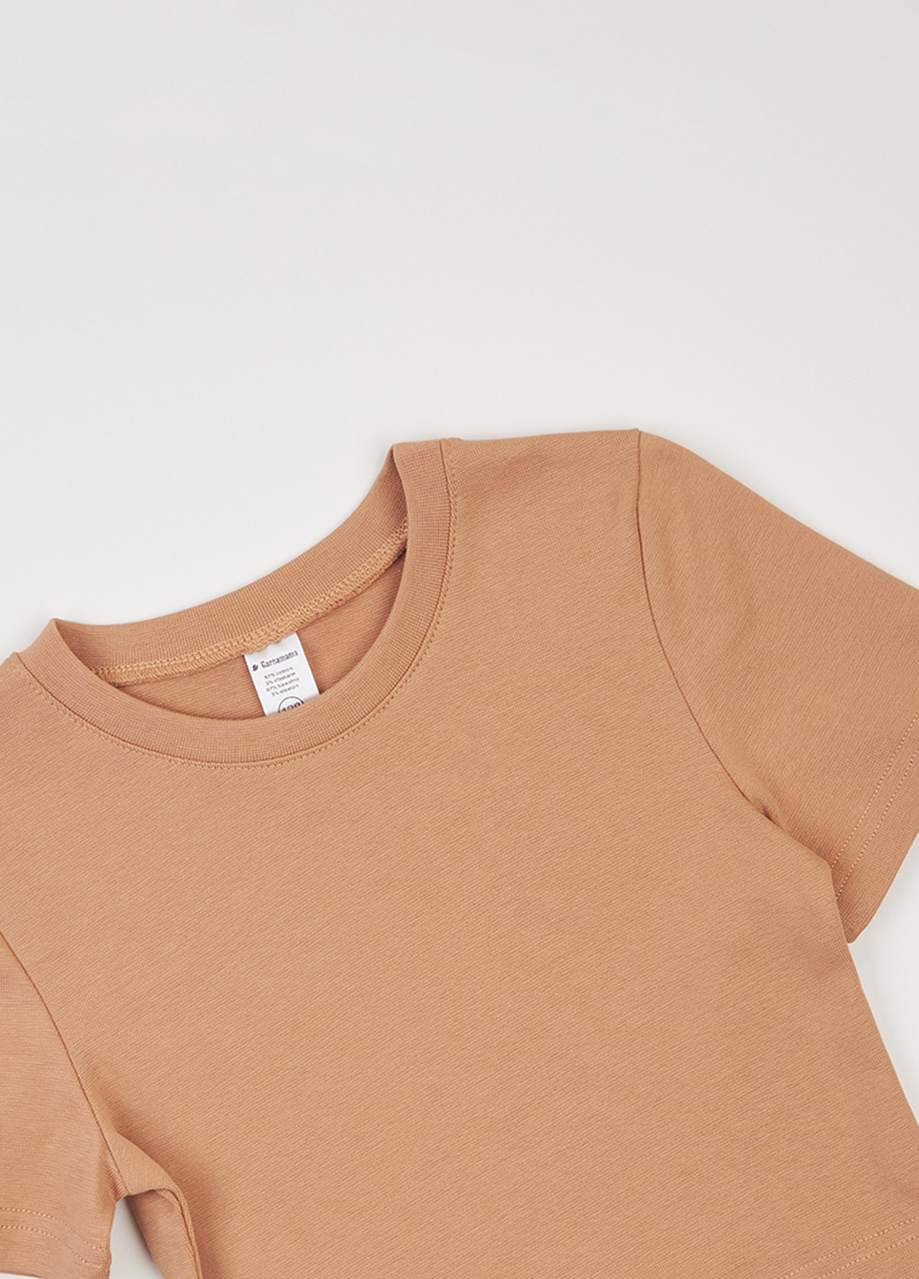 Бежевый летний комплект (топ, леггинсы) Garnamama