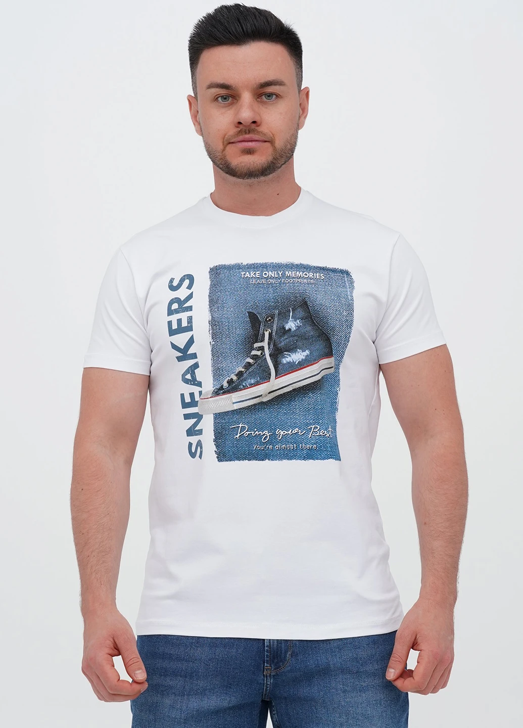 Белая футболка Trend Collection