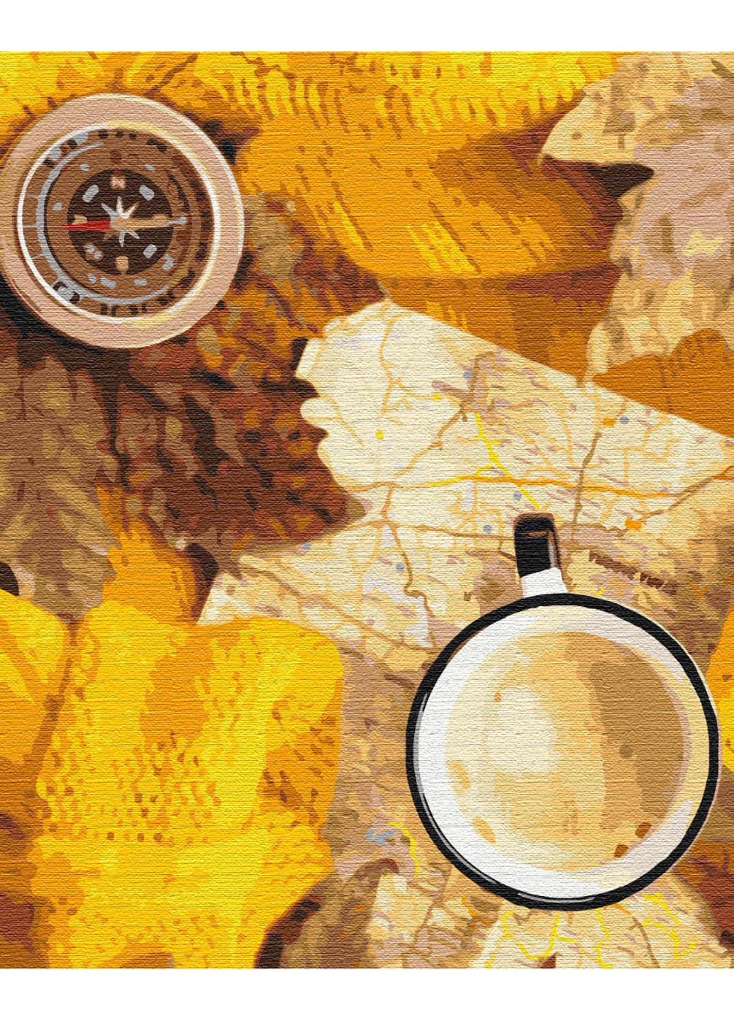 Картина за номерами "Флетлі осіннього мандрівника" 40х50 см Brushme (208438295)