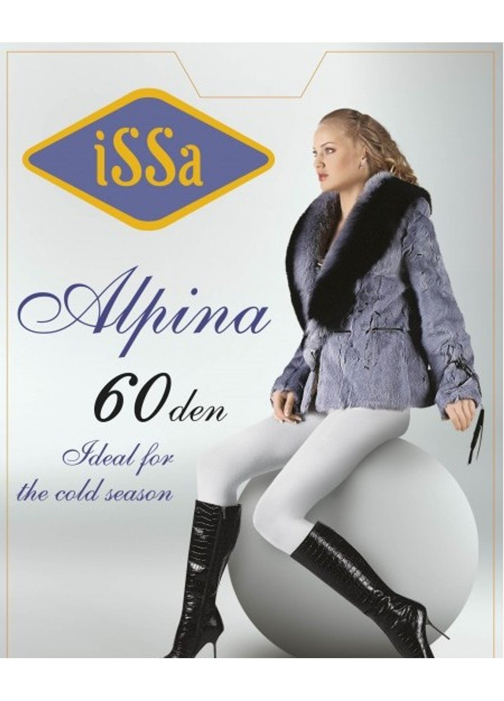 Колготки Alpina60 5 білий ISSA PLUS (254421065)