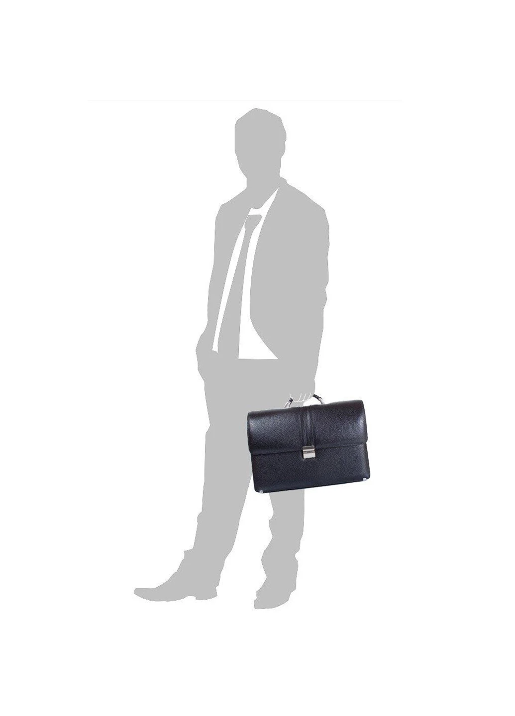 Мужской кожаный портфель 40,5х30х13 см Desisan (216134888)