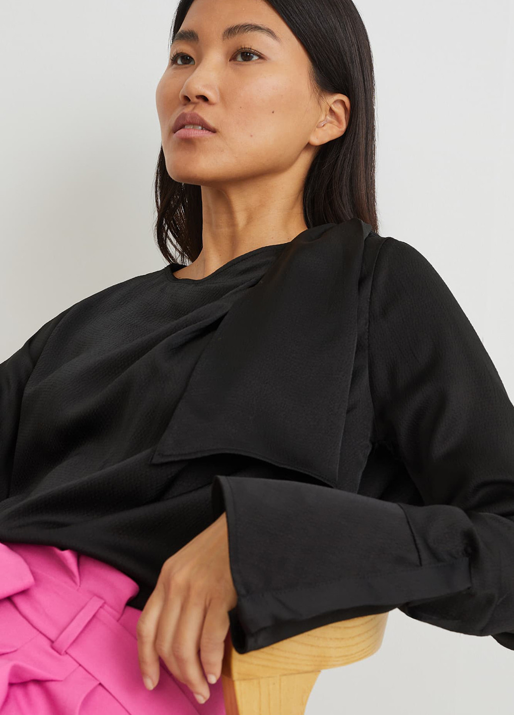 Чёрная блуза C&A