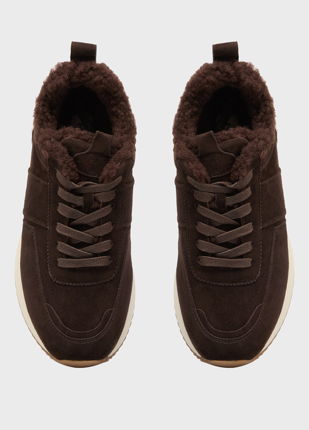 Кроссовки PRPY коричневые зима (366438673)