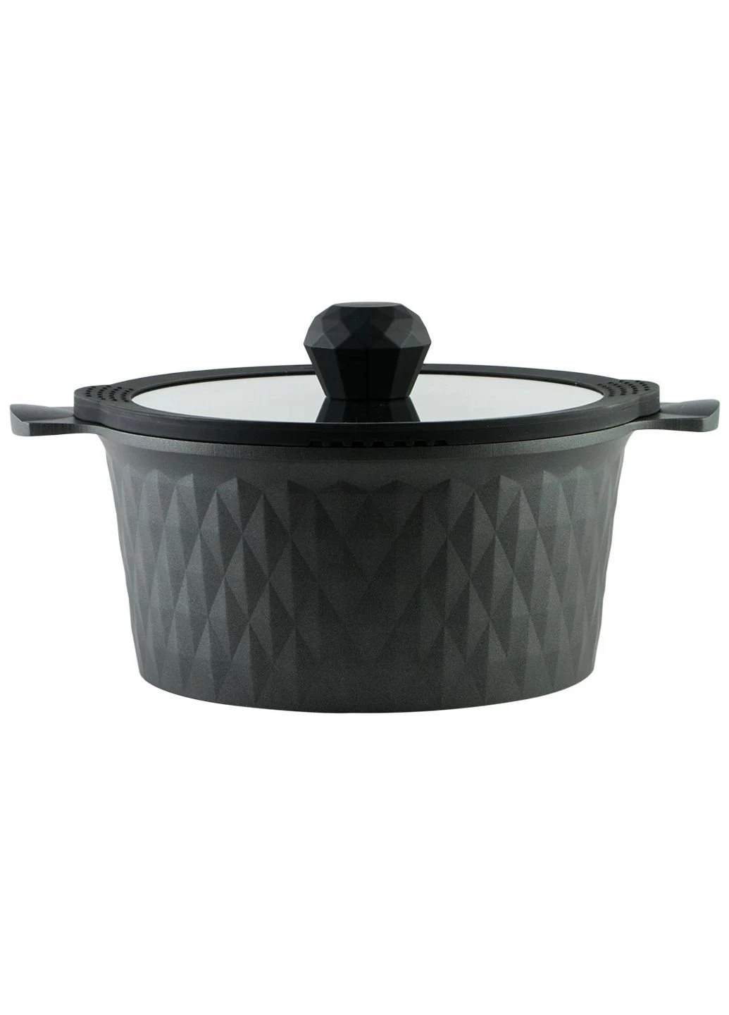 Каструля Black Ice Greblon C2 4,4 л 24x12 см (110806) Pepper (254108478)