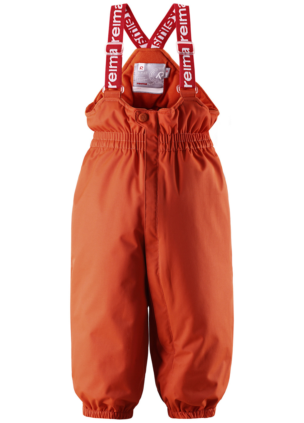 Оранжевые кэжуал зимние прямые брюки Reima