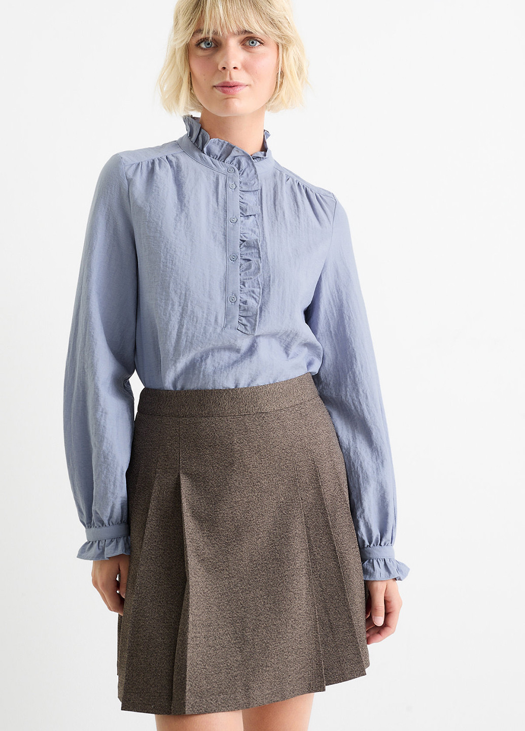 Голубая блуза C&A