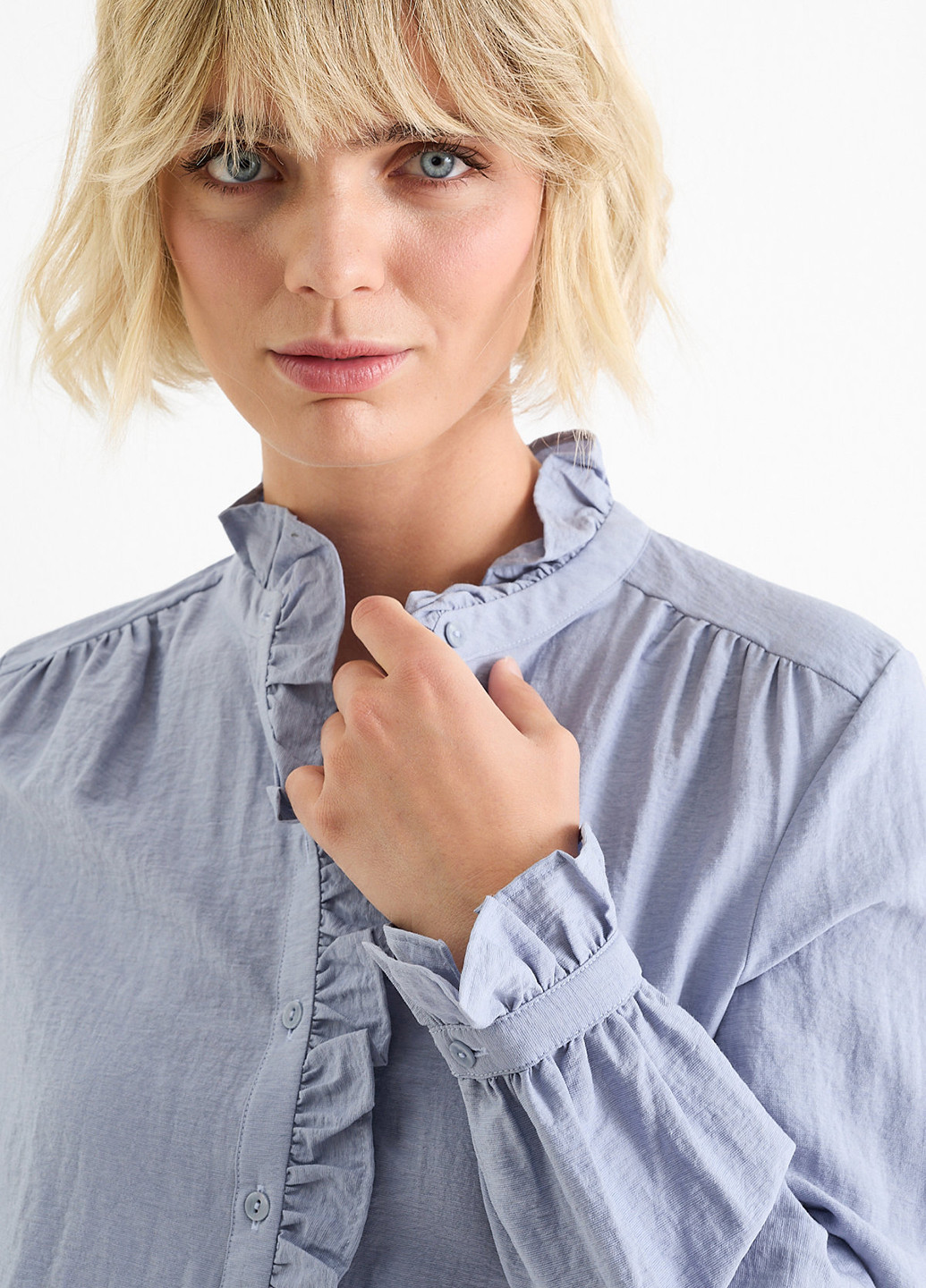 Голубая блуза C&A