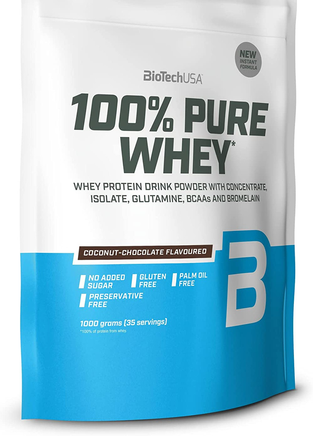 Протеїн 100% Pure Whey 454 g (Coconut chocolate) Biotech (255622603)