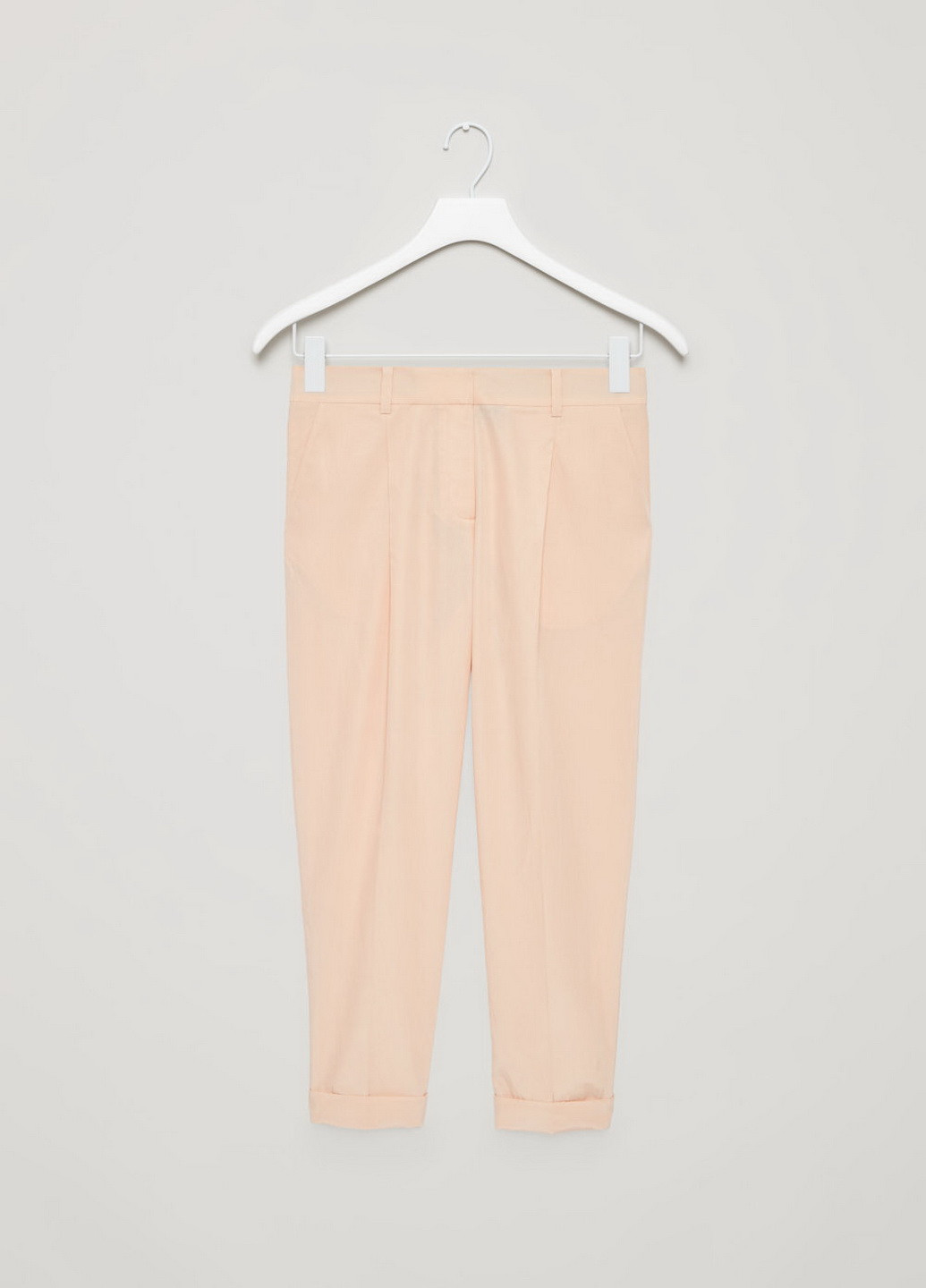 Персиковые кэжуал летние зауженные брюки Cos