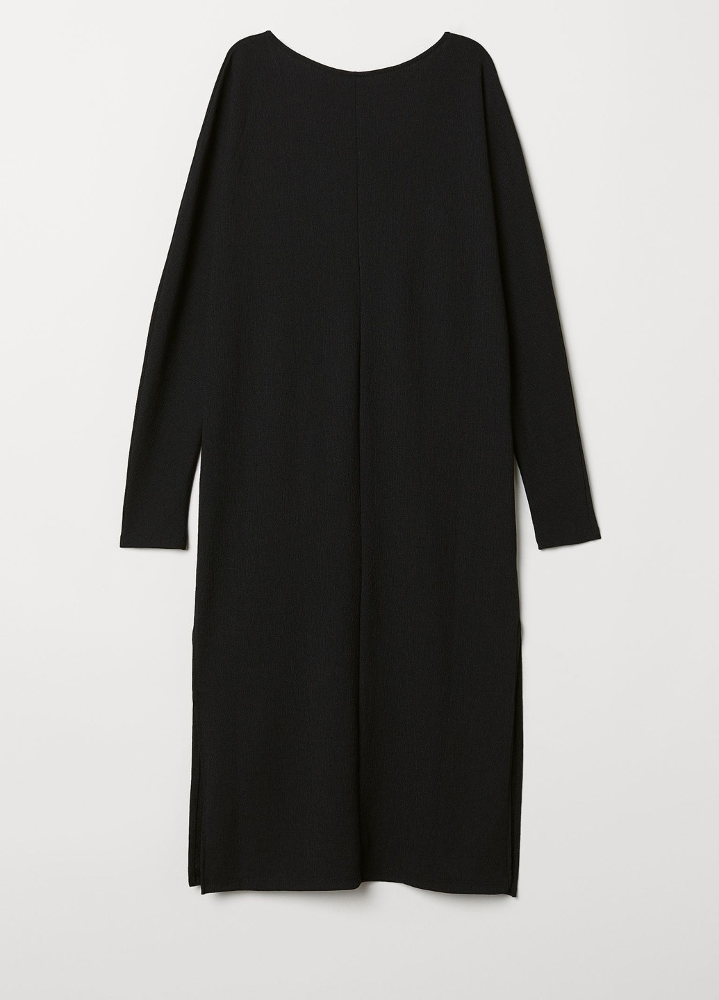 Черное кэжуал платье H&M однотонное