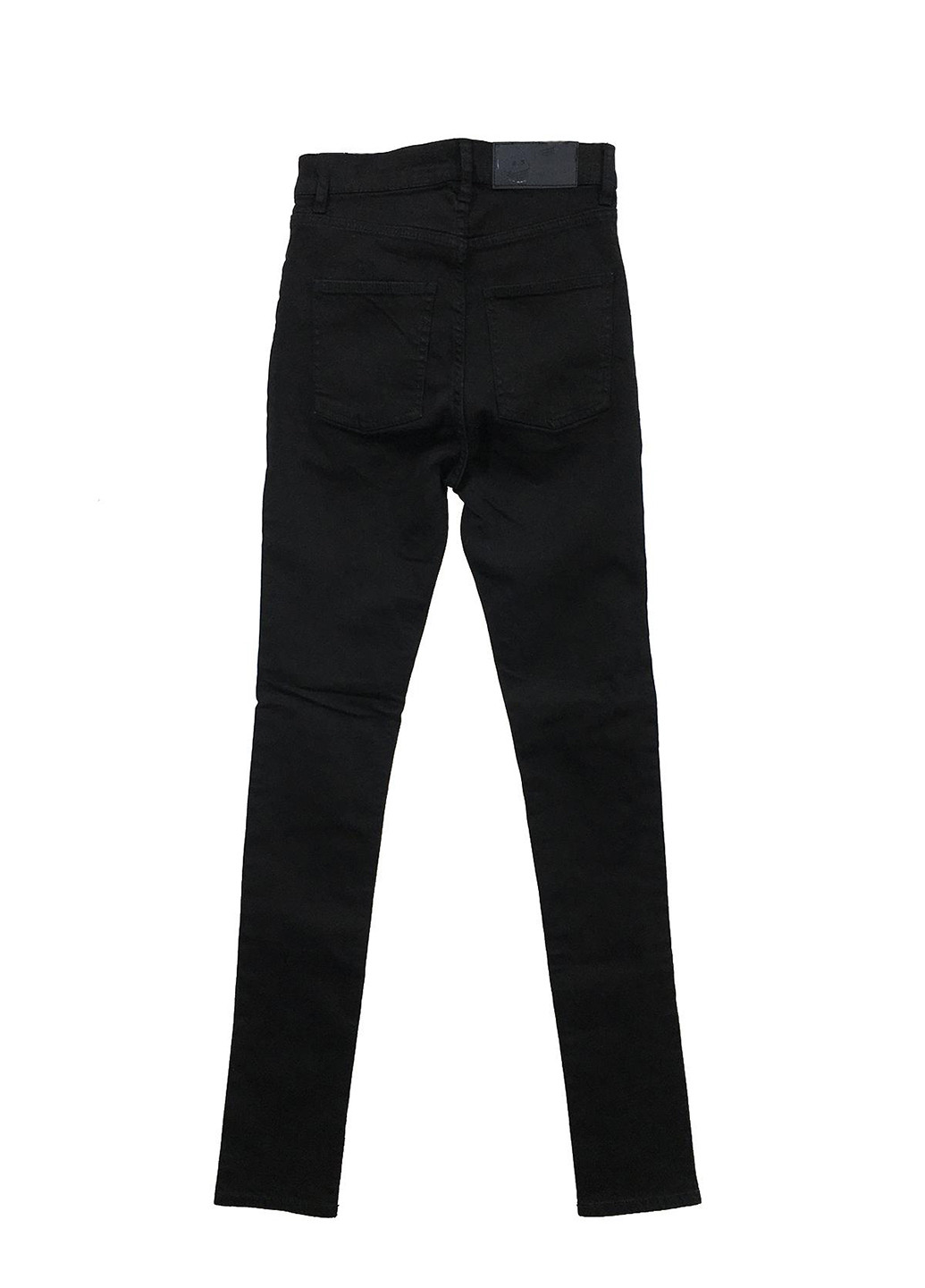 Джинси Cheap Monday завужені однотонні чорні джинсові бавовна