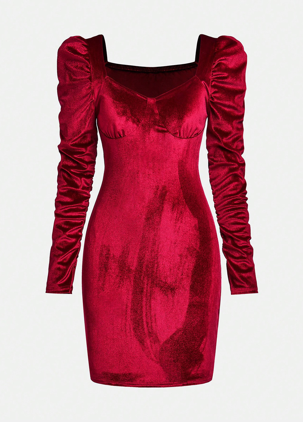 Бордова сукня SHEIN (331738891)