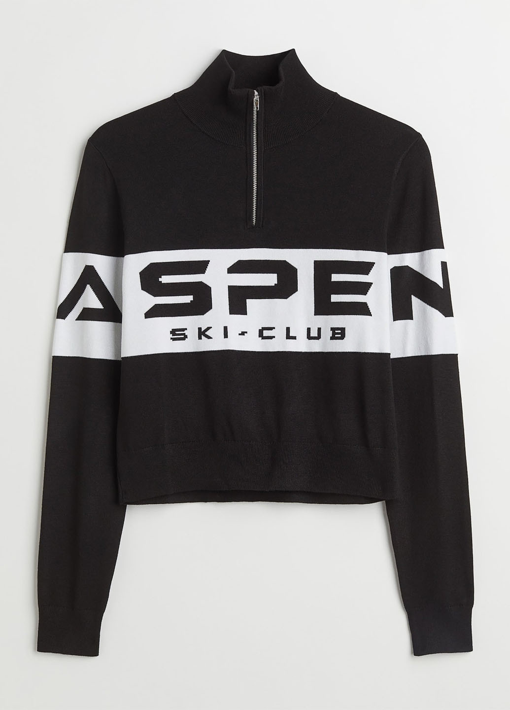 Чорно-білий демісезонний светр H&M