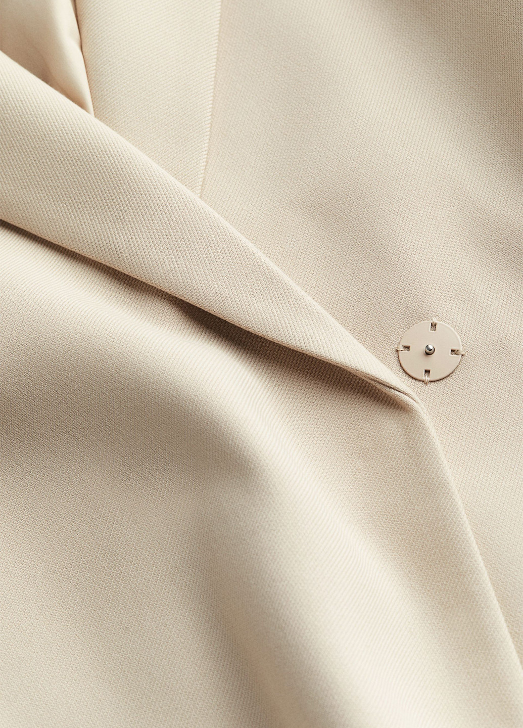 Светло-бежевое демисезонное Пальто H&M