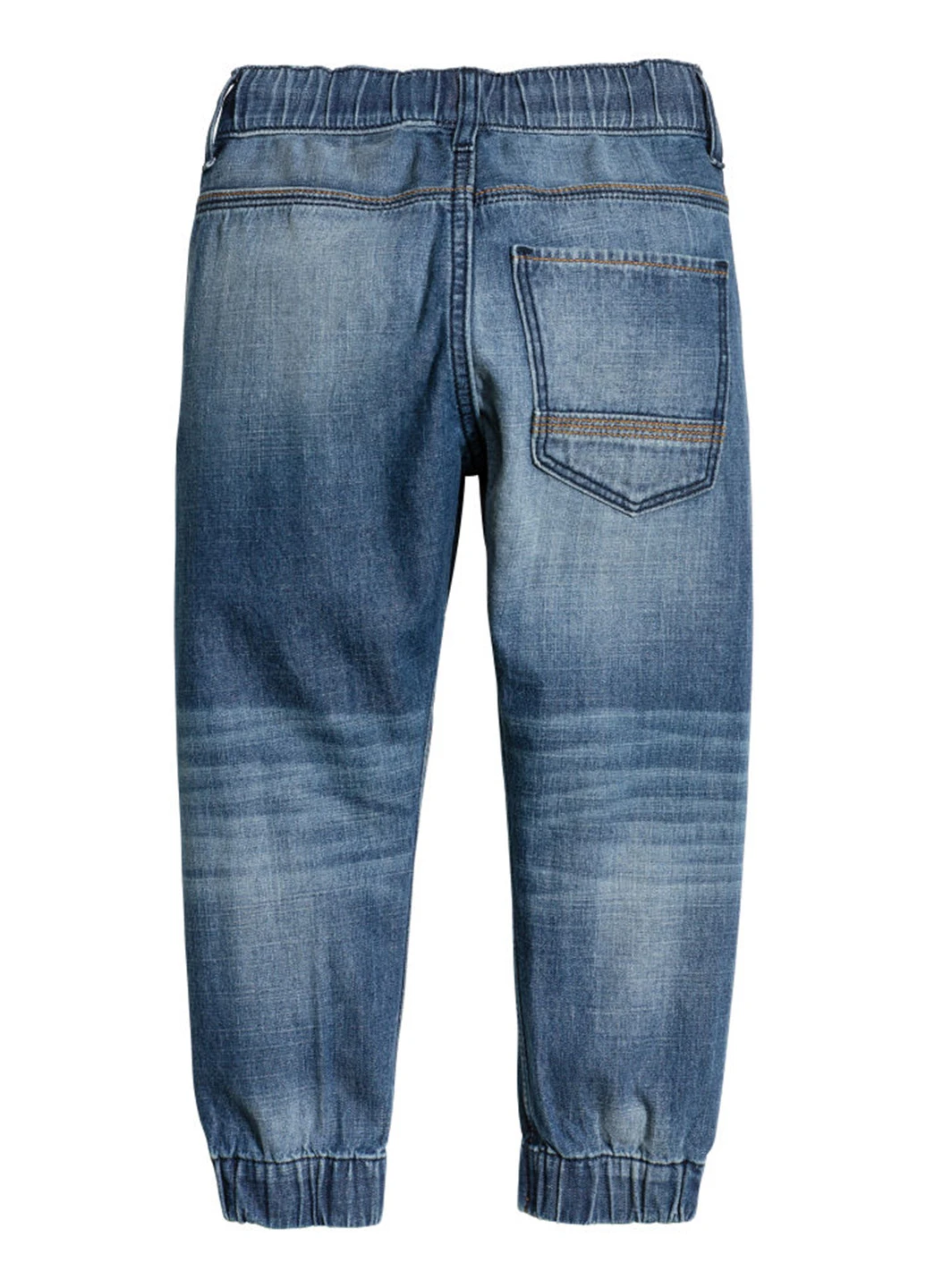 Синие демисезонные зауженные джинсы H&M