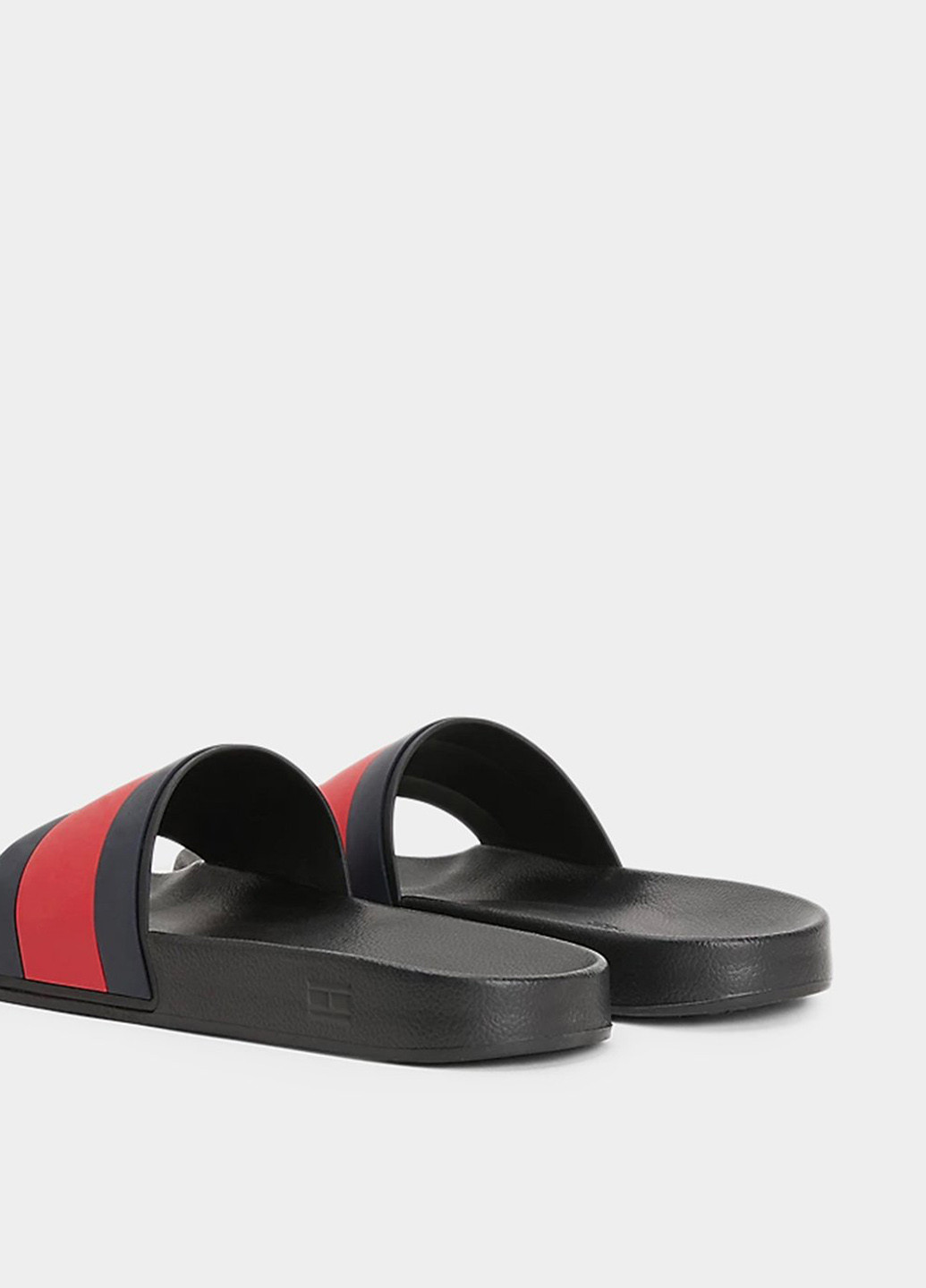 Черные кэжуал шлепанцы Tommy Hilfiger