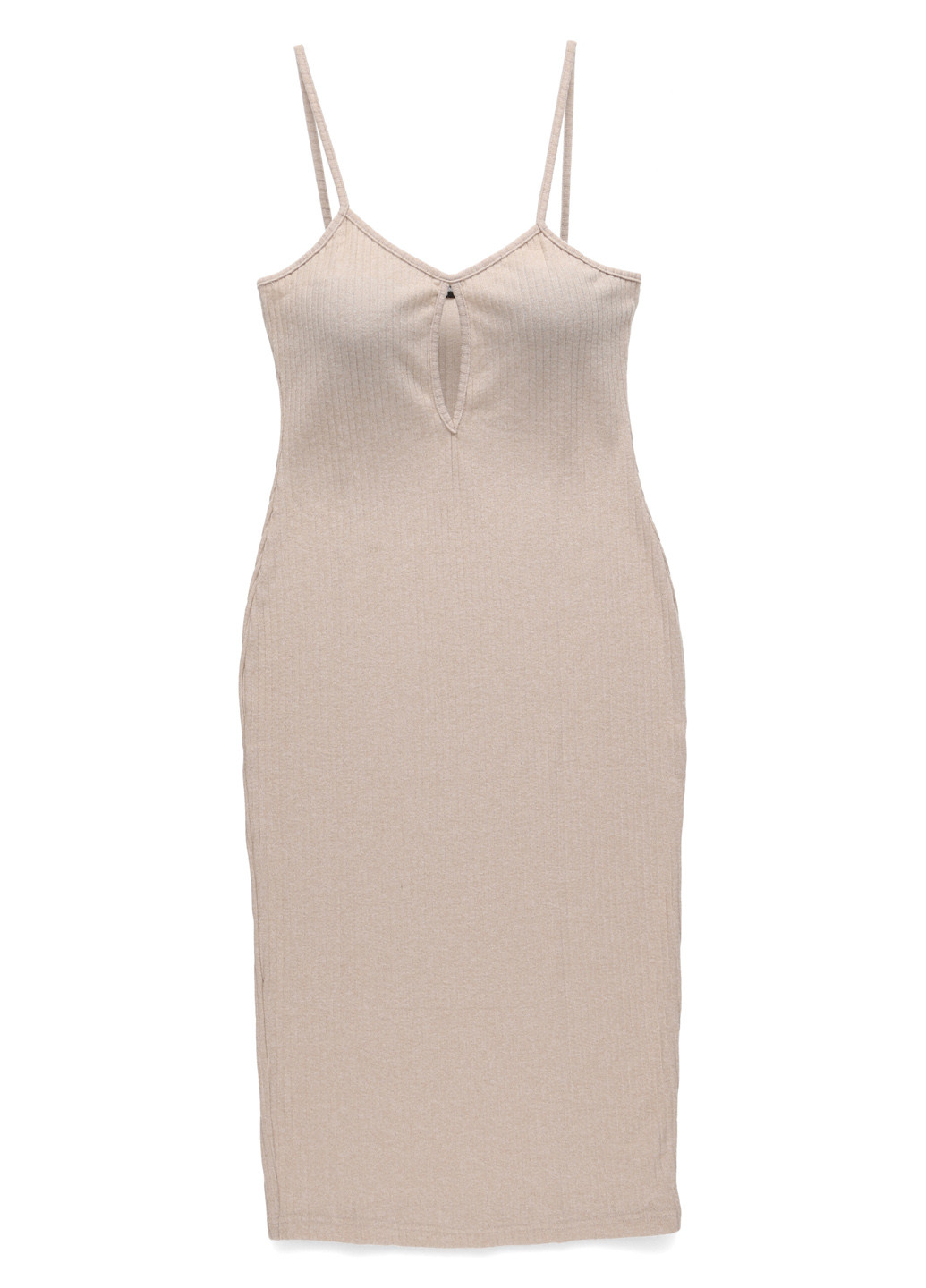 Бежева кежуал сукня сукня-майка PrettyLittleThing однотонна