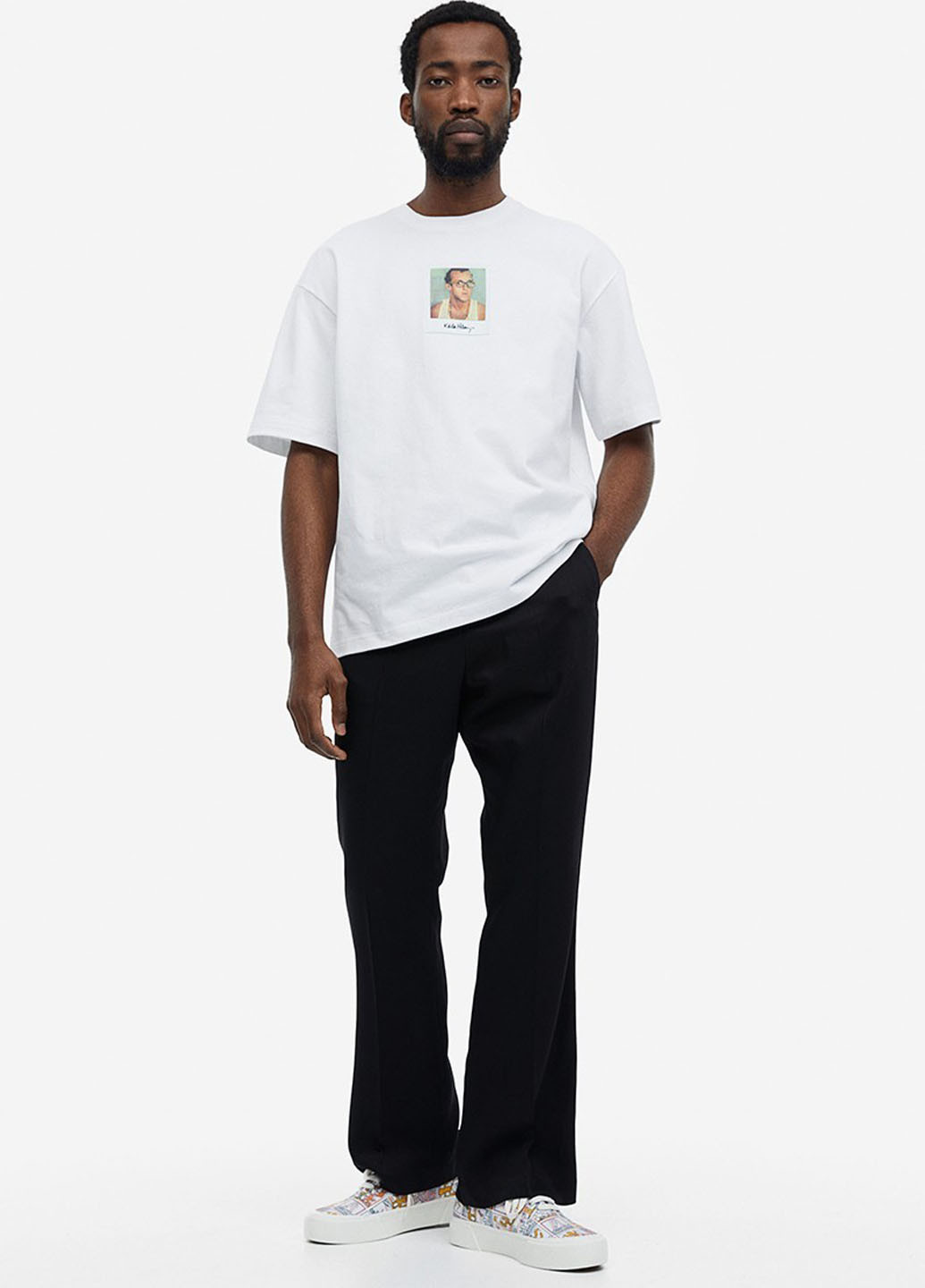 Белая футболка H&M