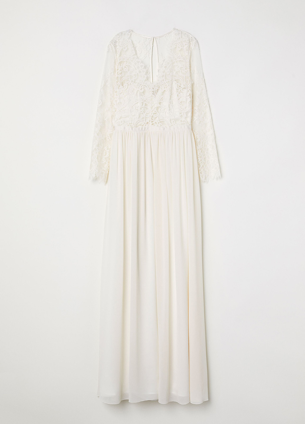 Молочна вечірня плаття, сукня H&M однотонна