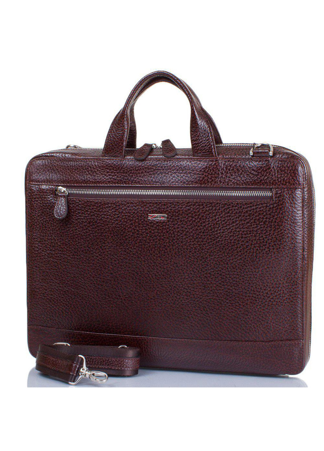 Мужская кожаная сумка для ноутбука 38х28х7 см Desisan (195706157)