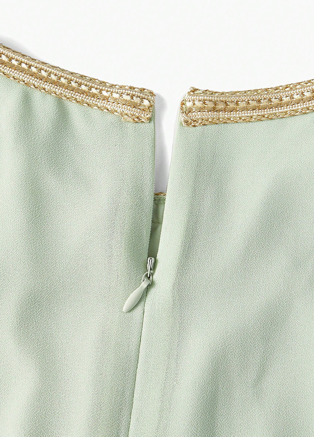 Мятное вечернее платье платье-кейп SHEIN однотонное