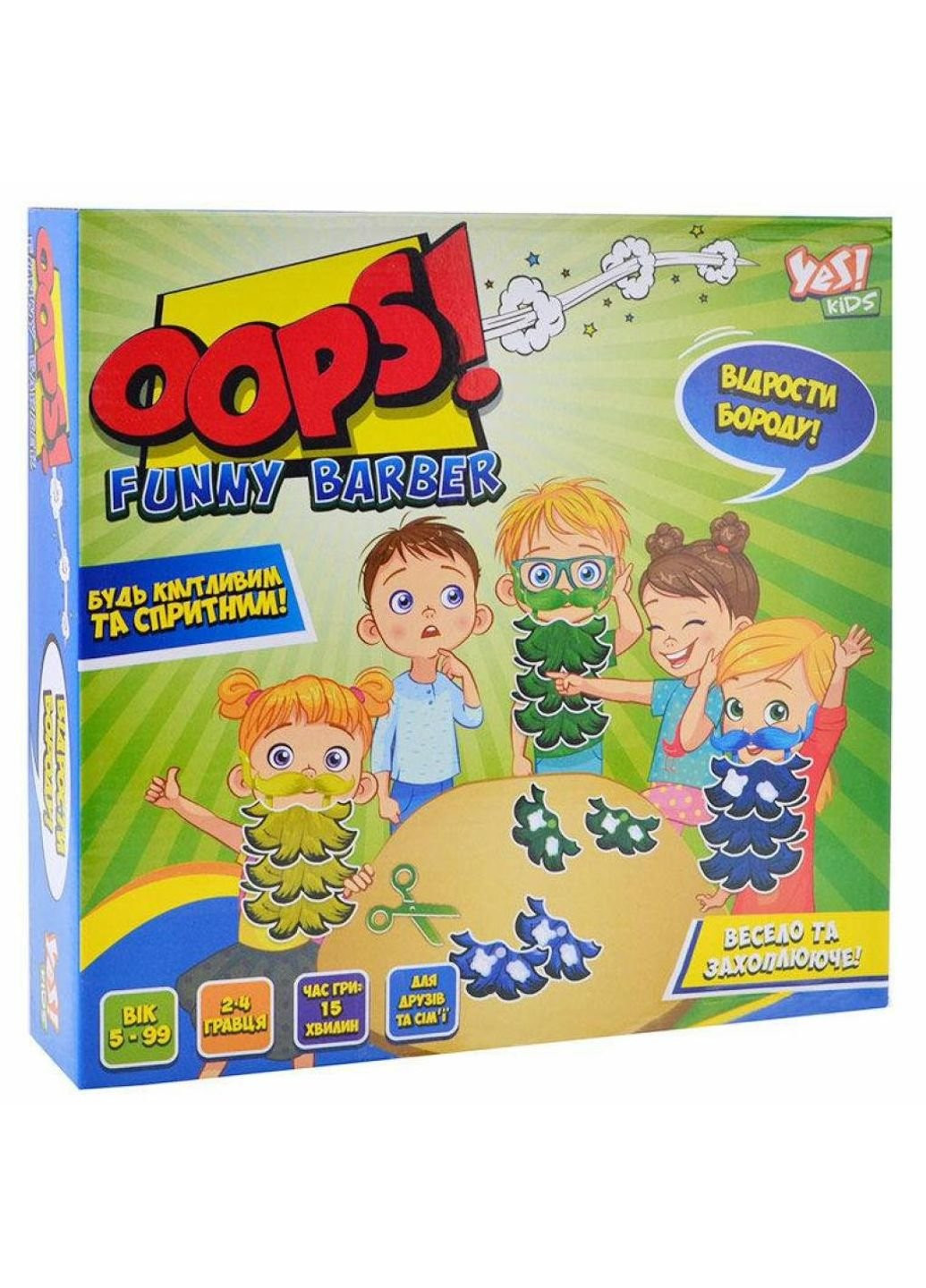 Настольная игра Oops! Отрасти бороду! (953761) Yes Kids Oops! Отрасти бороду! (198484082)