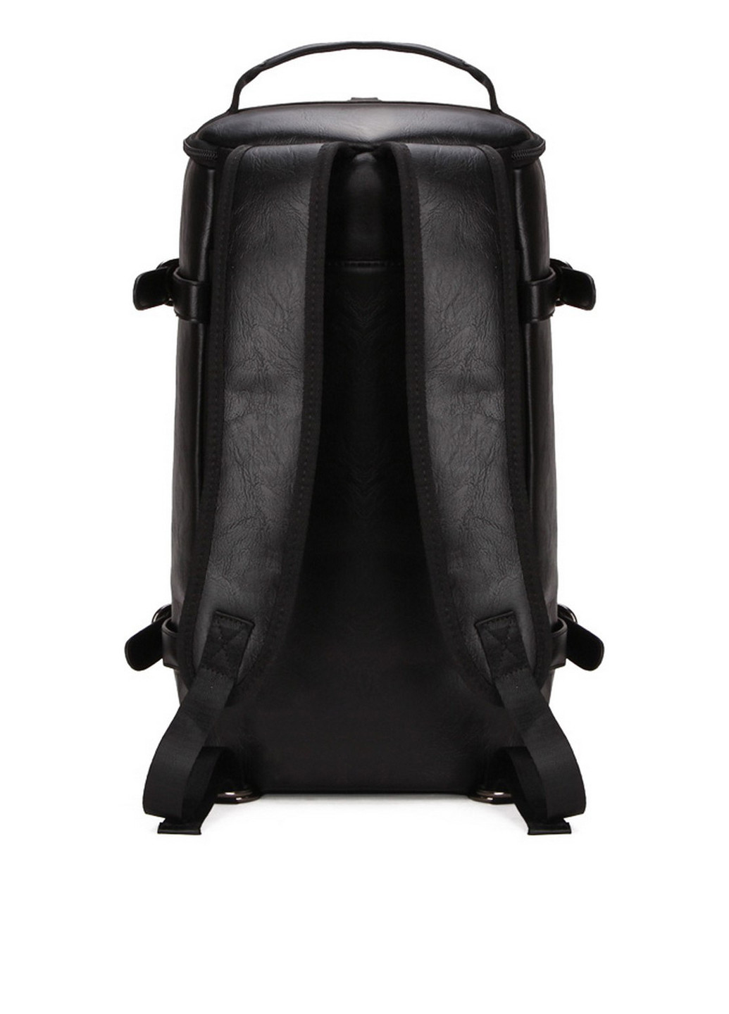 Дорожня сумка Polo Vicuna однотонна чорна кежуал