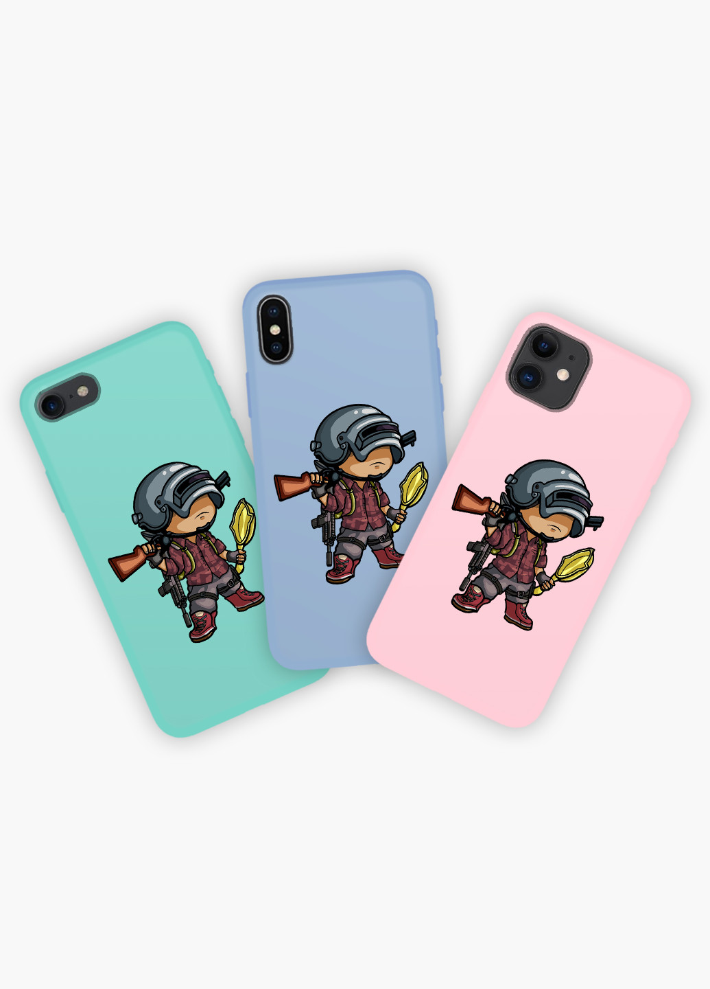 Чохол силіконовий Apple Iphone X Пубг Пабг (Pubg) (6129-1710) MobiPrint (219559025)