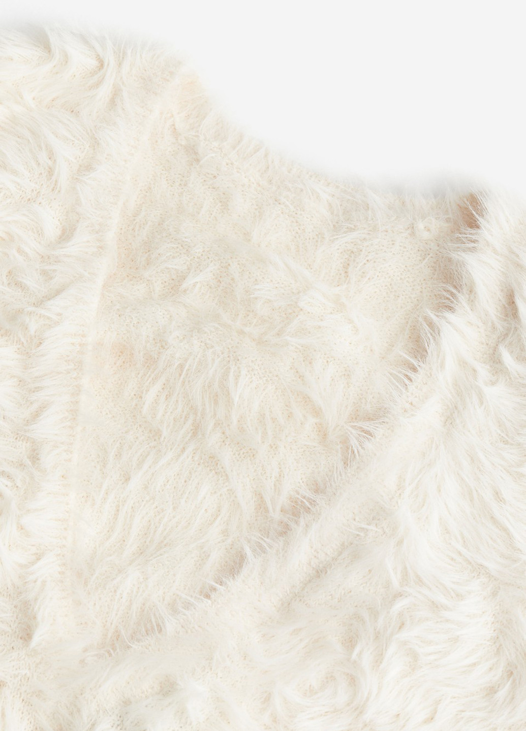 Кремовый зимний свитер H&M