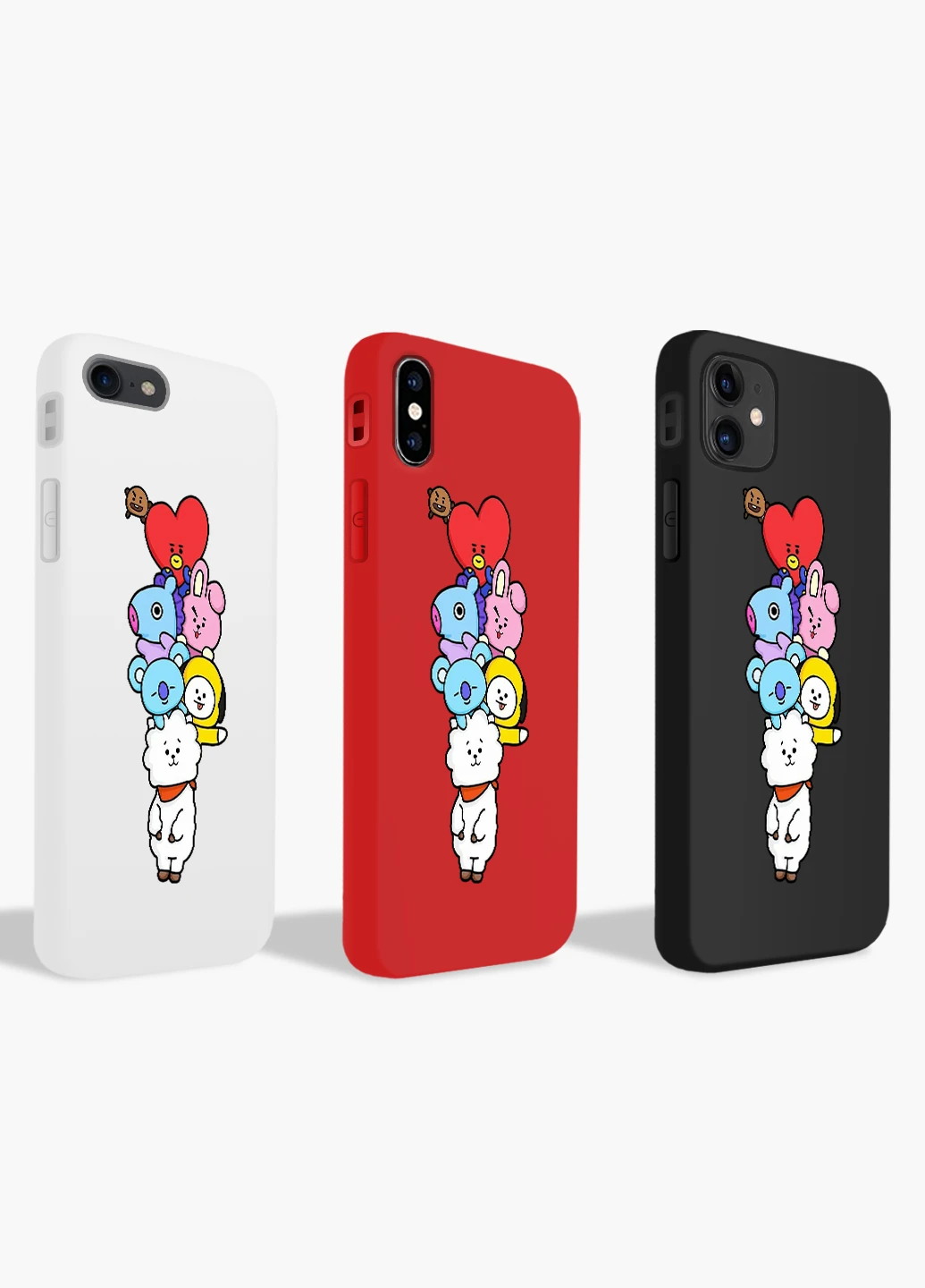 Чохол силіконовий Apple Iphone 7 plus БТС (BTS) (17364-1064) MobiPrint (219347726)