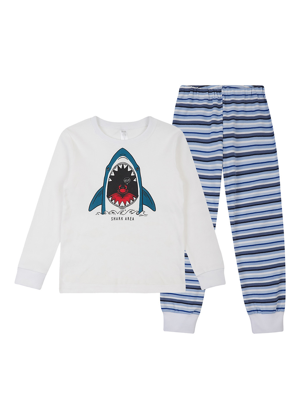 Комбинированная всесезон пижама (лонгслив, брюки) лонгслив + брюки Garnamama