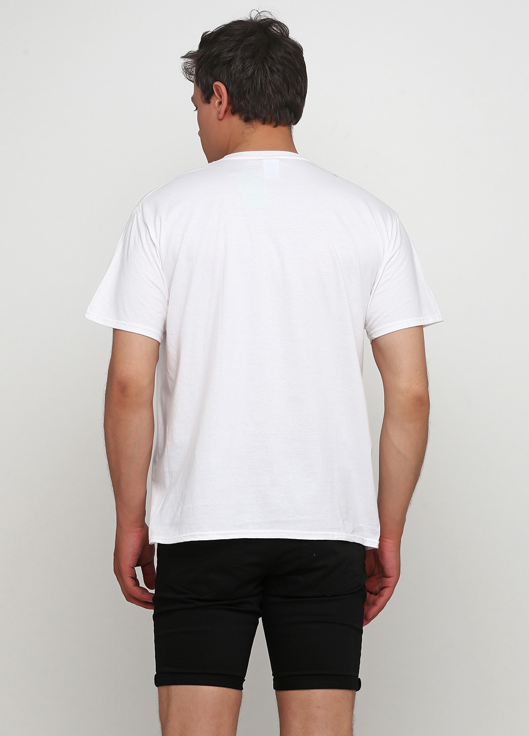 Біла футболка Gildan