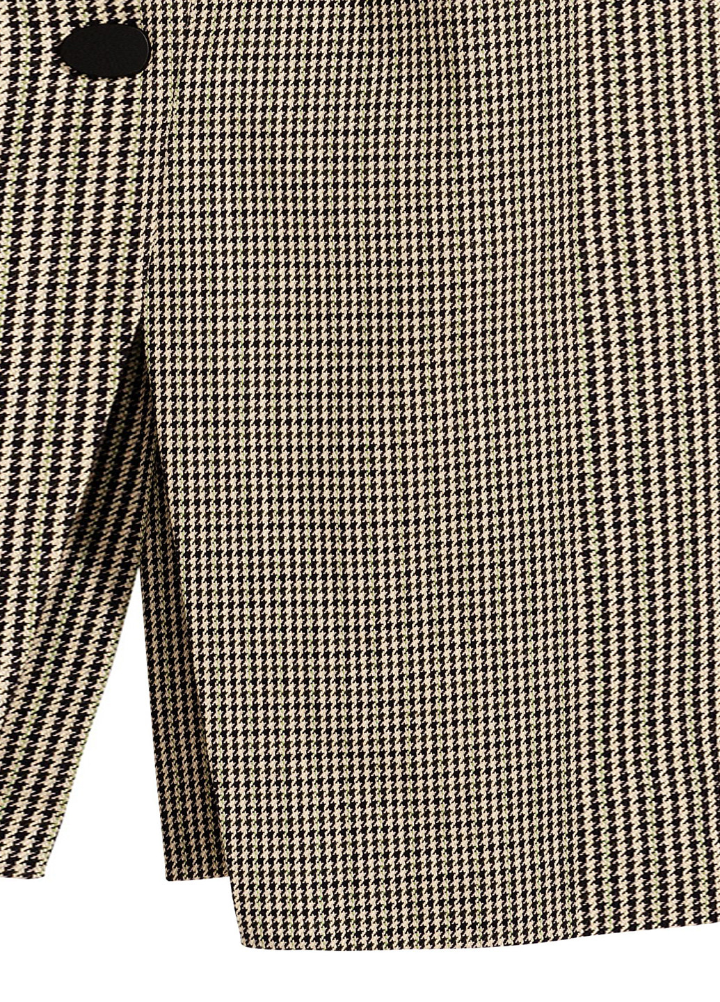 Разноцветная кэжуал с узором гусиная лапка юбка H&M на запах