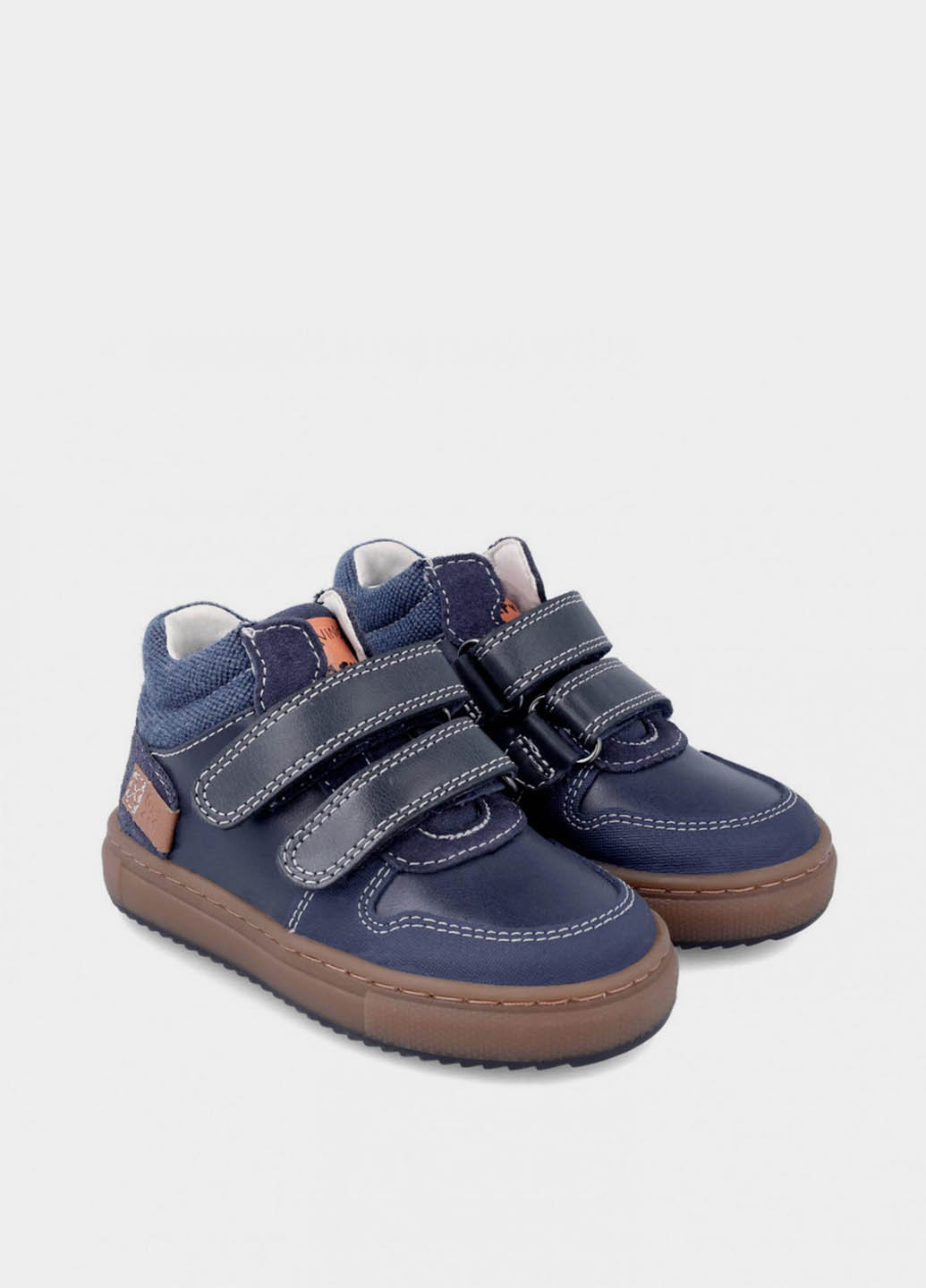 Темно-синие кэжуал осенние ботинки Garvalin