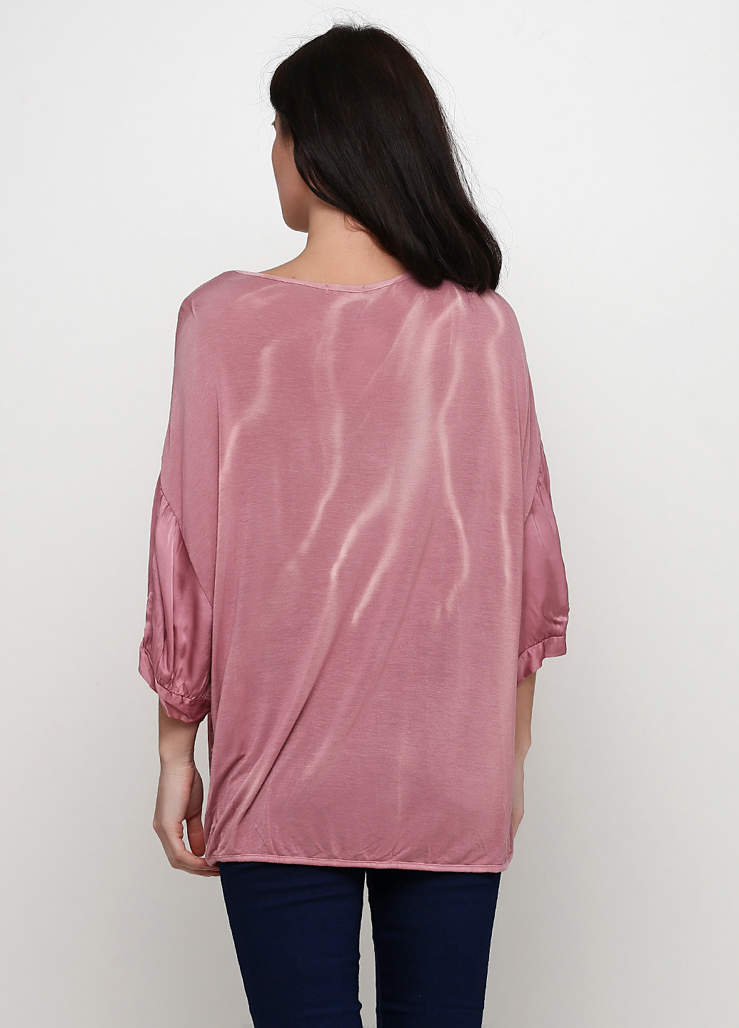 Светло-фиолетовая летняя блуза Made in Italy