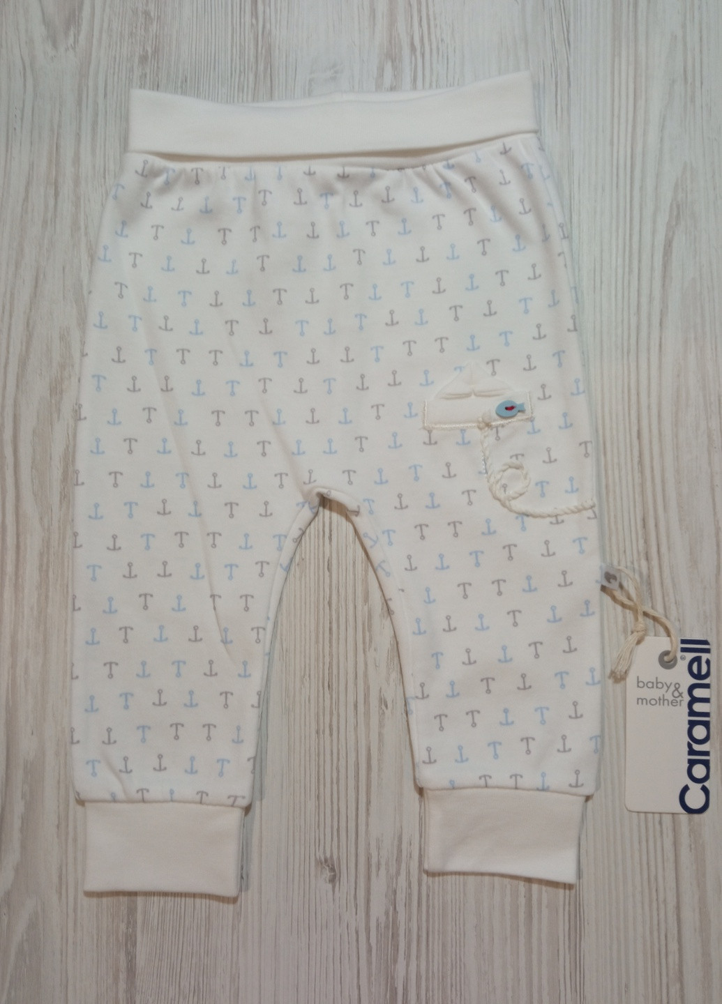 Caramell штаны рисунок белый домашний производство - Турция