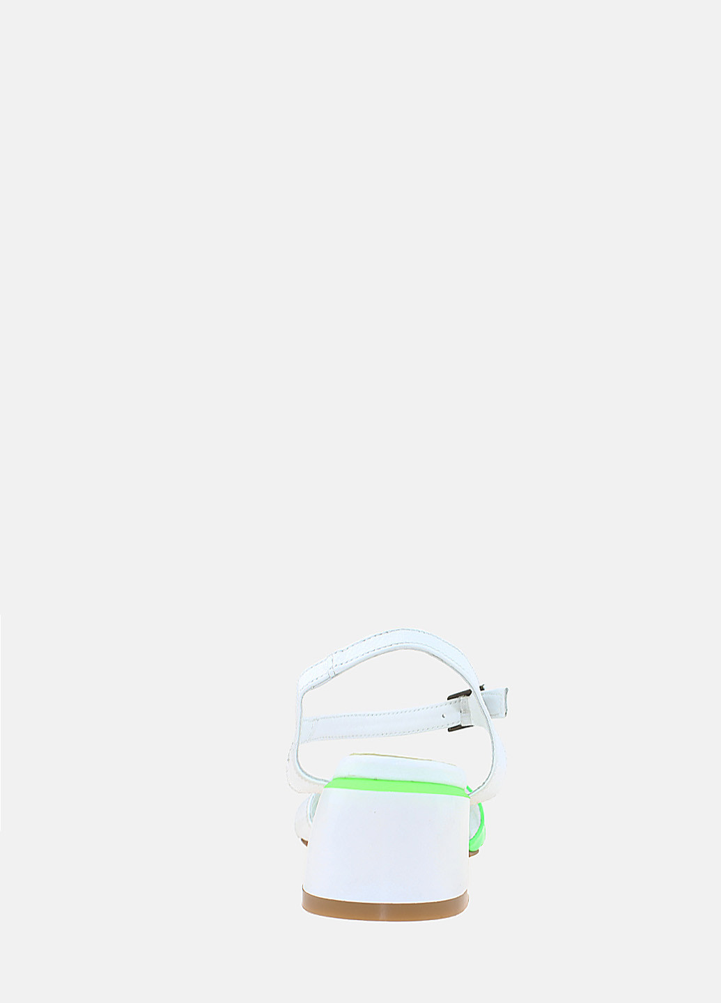 Белые босоножки re992-4054 белый-салатовый El passo