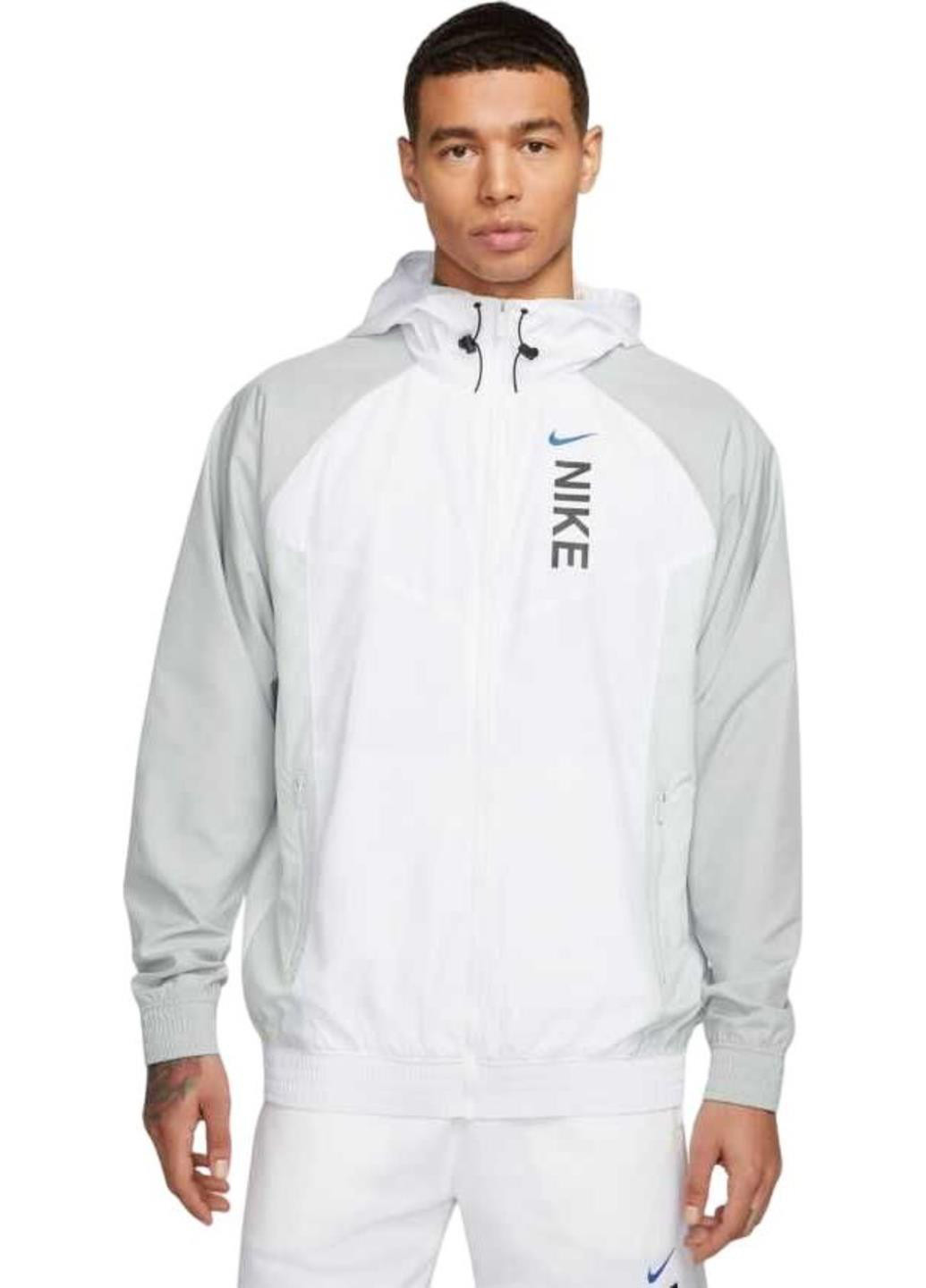 Біла демісезонна вітровка Nike NSW HYBRID LTWT WR