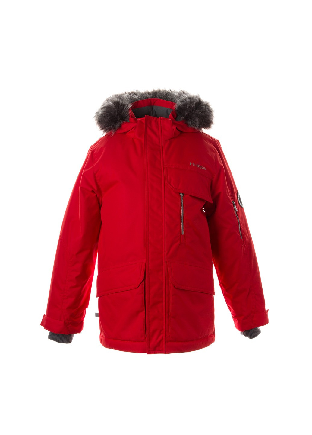 Красная зимняя куртка зимняя marten 2 Huppa