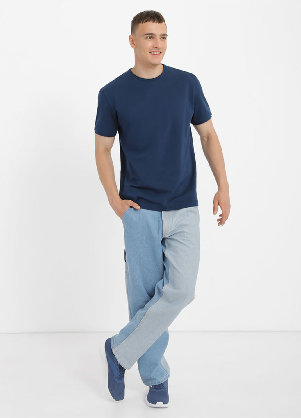 Синяя футболка Promin