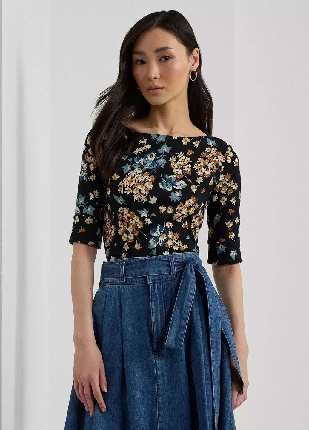 Чёрная блуза Ralph Lauren