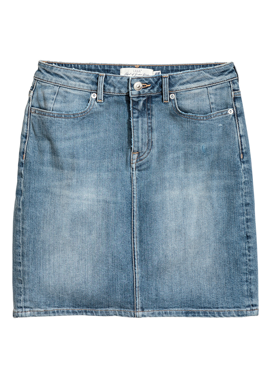 Голубая джинсовая юбка H&M