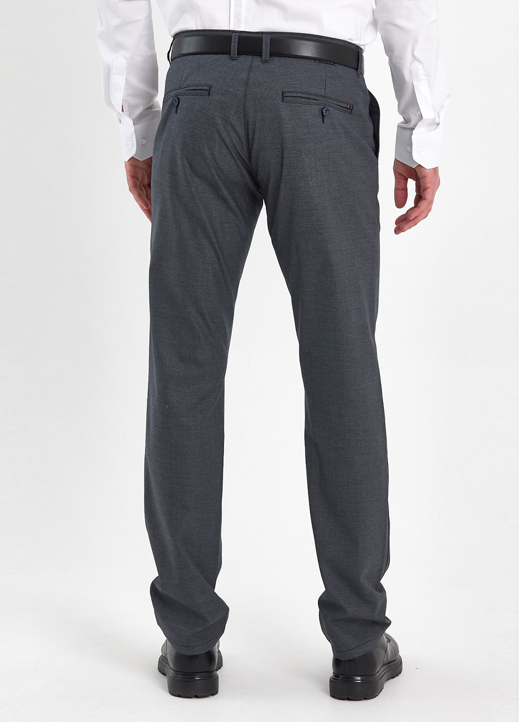 Серые классические демисезонные классические брюки Trend Collection