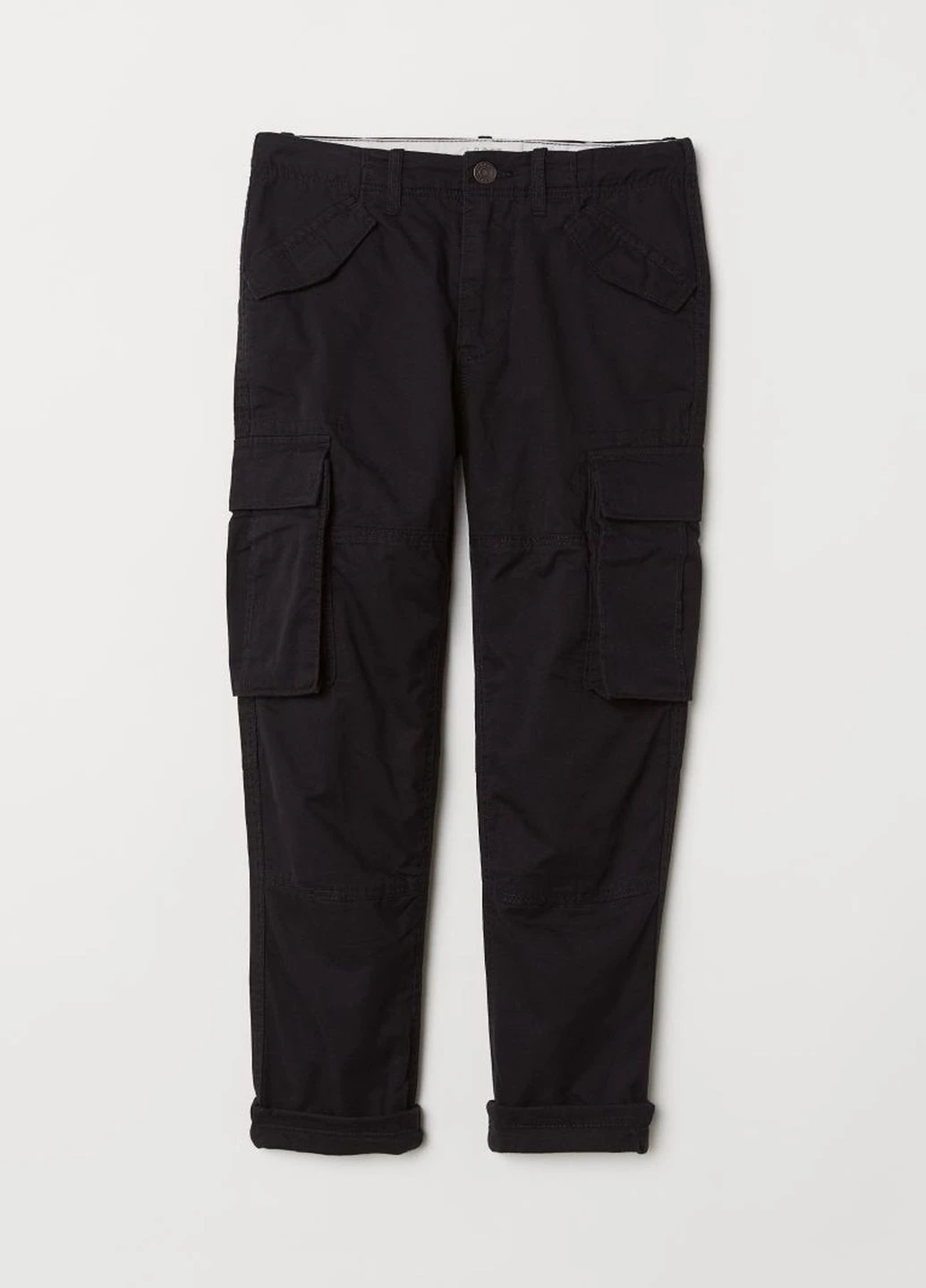 Черные спортивные демисезонные брюки H&M