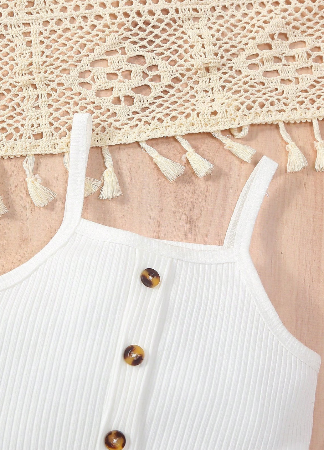 Комбінований літній комплект (топ, штани) SHEIN